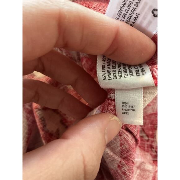 Rhode X Target Womens Midi Dress Size 17 Zinnia Floral Beach Resort Vacation - Picture 11 of 12